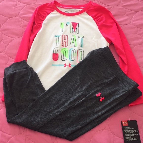 Under Armour Girls (4T) Outfit - Picture 4 of 6